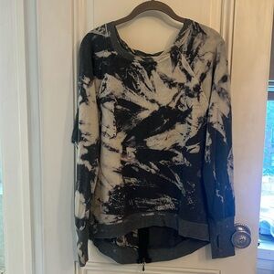 ⭐️EUC - Pure Karma - Dark Gray Bleached Sweatshirt